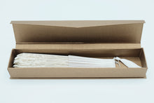 Lade das Bild in den Galerie-Viewer, Spanische Handgefertigte Fächer Handfächer günstig kaufen Shop Hochzeit weiss