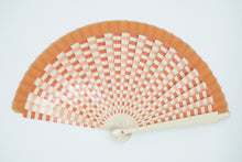Lade das Bild in den Galerie-Viewer, Spanische Handgefertigte Fächer Handfächer günstig kaufen Shop Modern orange