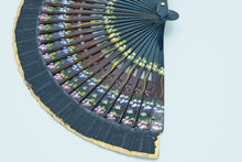 Lade das Bild in den Galerie-Viewer, Spanische Handgefertigte Fächer Handfächer günstig kaufen Shop Klassisch schwarz