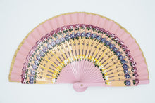Lade das Bild in den Galerie-Viewer, Spanische Handgefertigte Fächer Handfächer günstig kaufen Shop Klassisch rosa