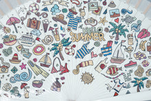 Lade das Bild in den Galerie-Viewer, Spanische Handgefertigte Fächer Handfächer günstig kaufen Shop Modern Urlaub Sommer