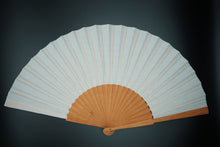 Lade das Bild in den Galerie-Viewer, Spanische Handgefertigte Fächer Handfächer günstig kaufen Shop Modern weiss Holz