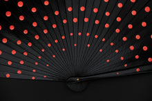 Load image into Gallery viewer, Spanische Handgefertigte Fächer Handfächer günstig kaufen Shop Flamenco schwarz