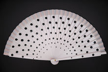 Lade das Bild in den Galerie-Viewer, Spanische Handgefertigte Fächer Handfächer günstig kaufen Shop Flamenco weiss
